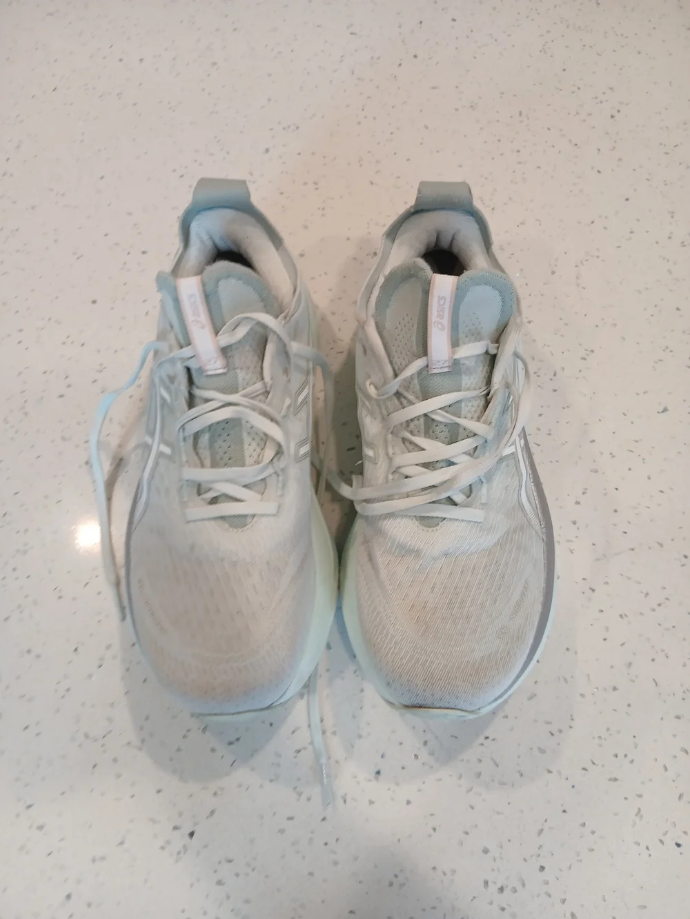 Size 9 - ASICS Gel Nimbus 27 Pure Aqua